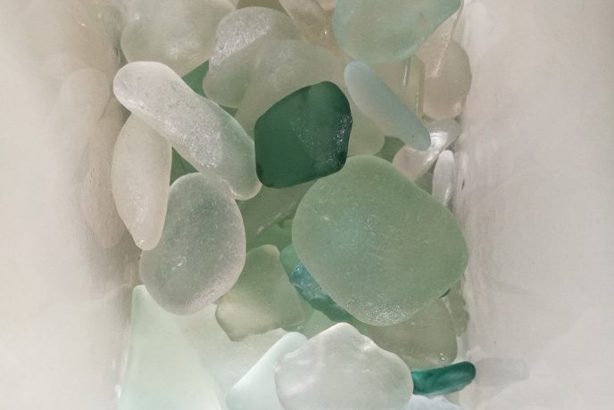 Sea glass collection